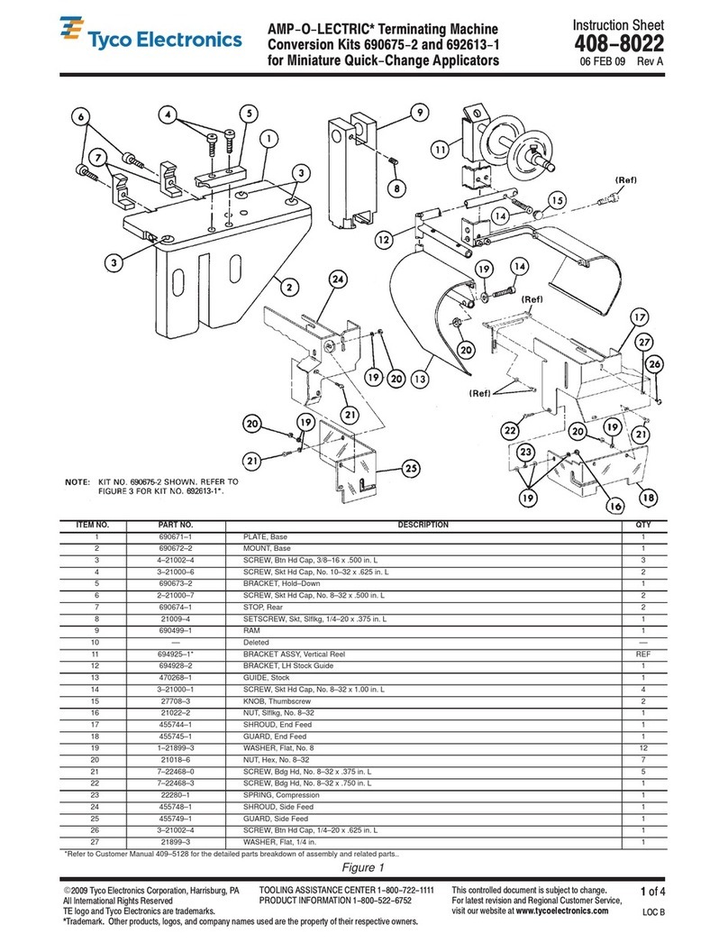 Tyco Electronics AMP-O-LECTRIC 690675-2 User manual Tyco Electronics AMP-O-LECTRIC 690675-2 User manual