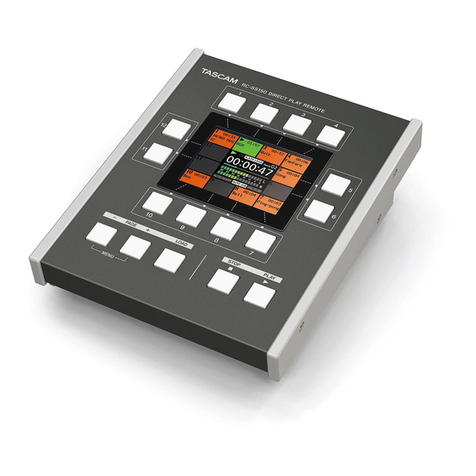 Tascam RC-SS150 User manual Tascam RC-SS150 User manual