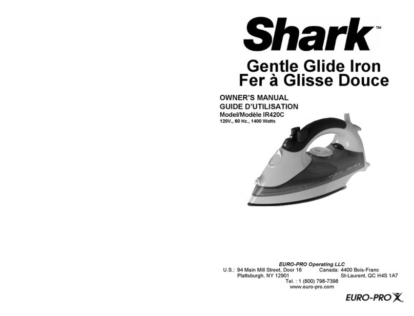 EUROPRO Shark IR420C owner's manual