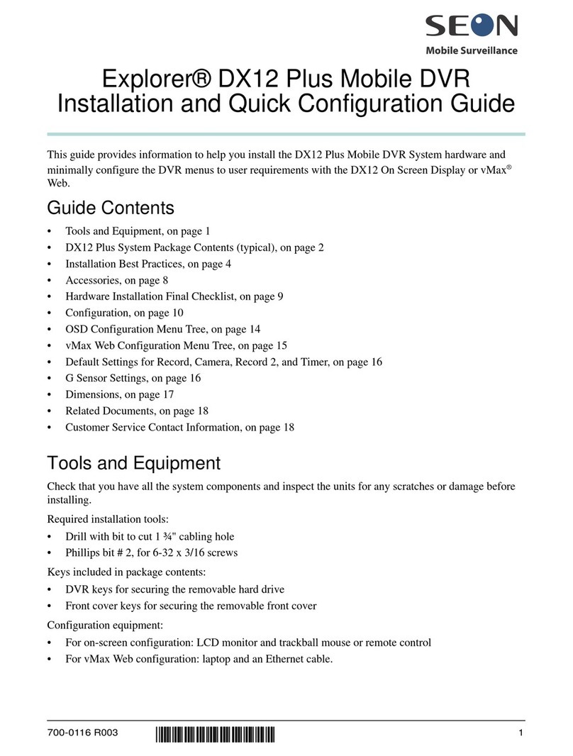 SEON Explorer DX12 Plus User manual