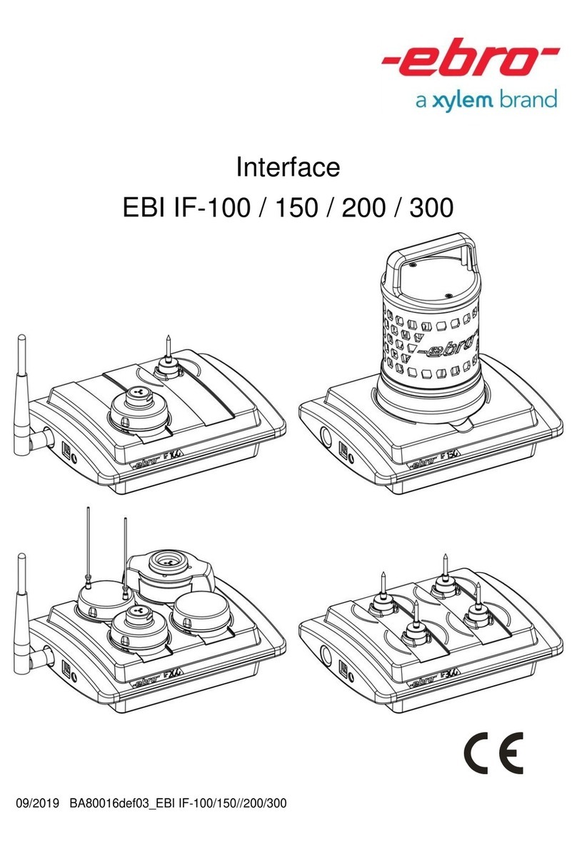 Xylem ebro EBI IF Series manual