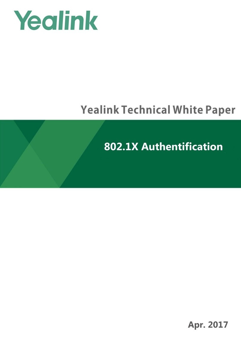 Yealink 802.1X Technical white paper