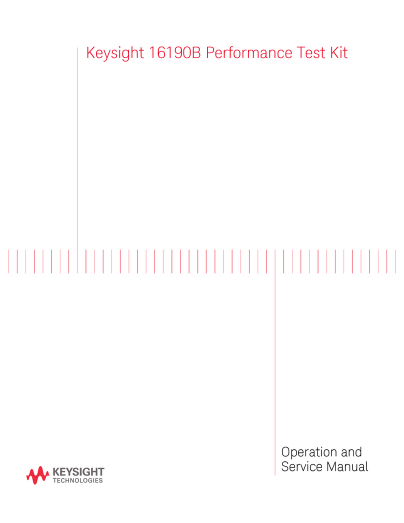 Keysight Technologies 16190B Operation manual