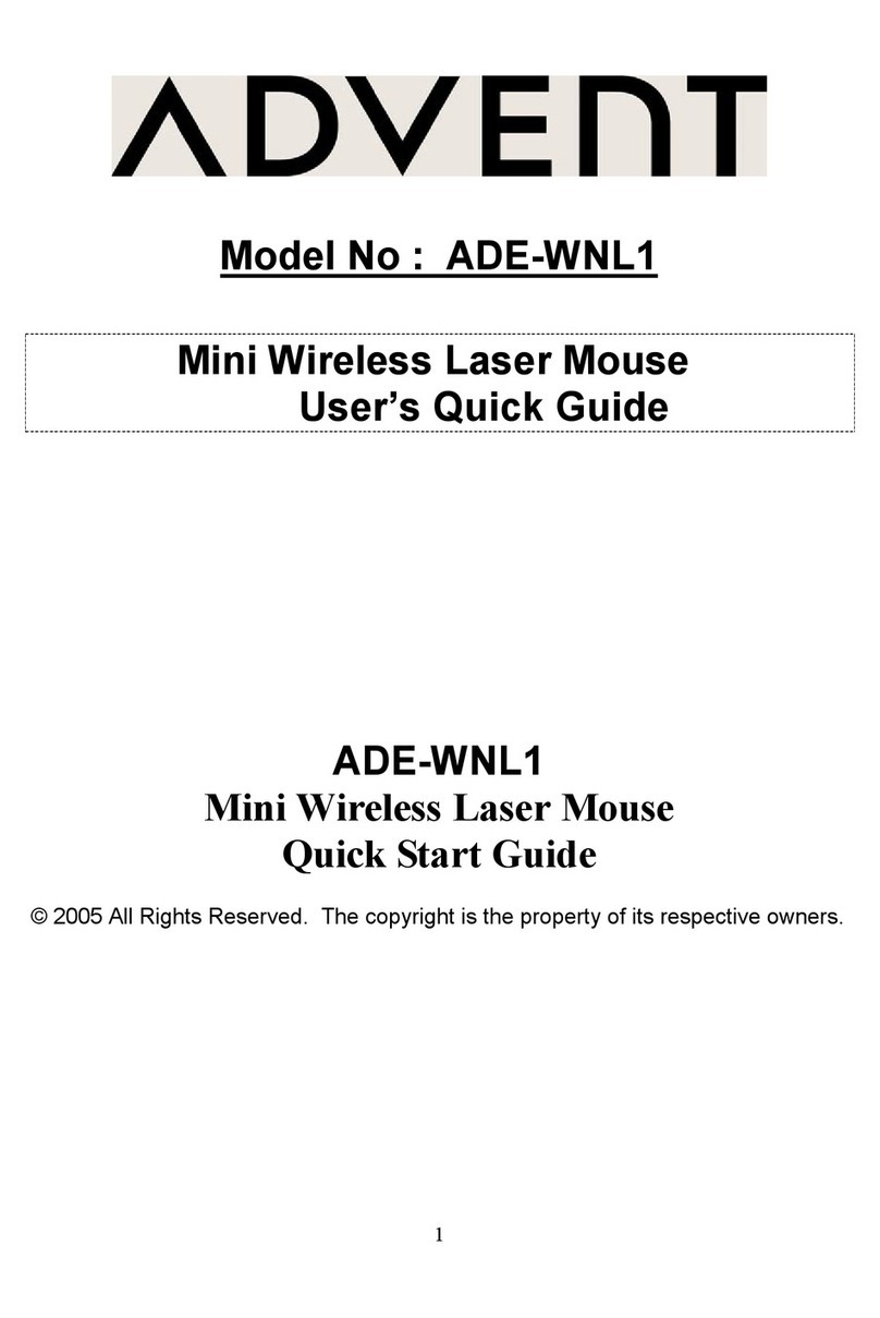 Advent ADE-WNL1 User manual