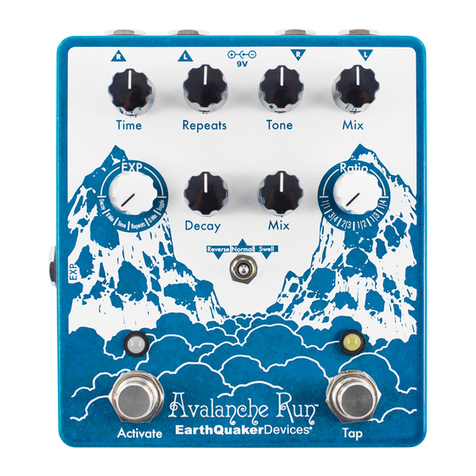 EarthQuaker Devices Avalanche Run User manual