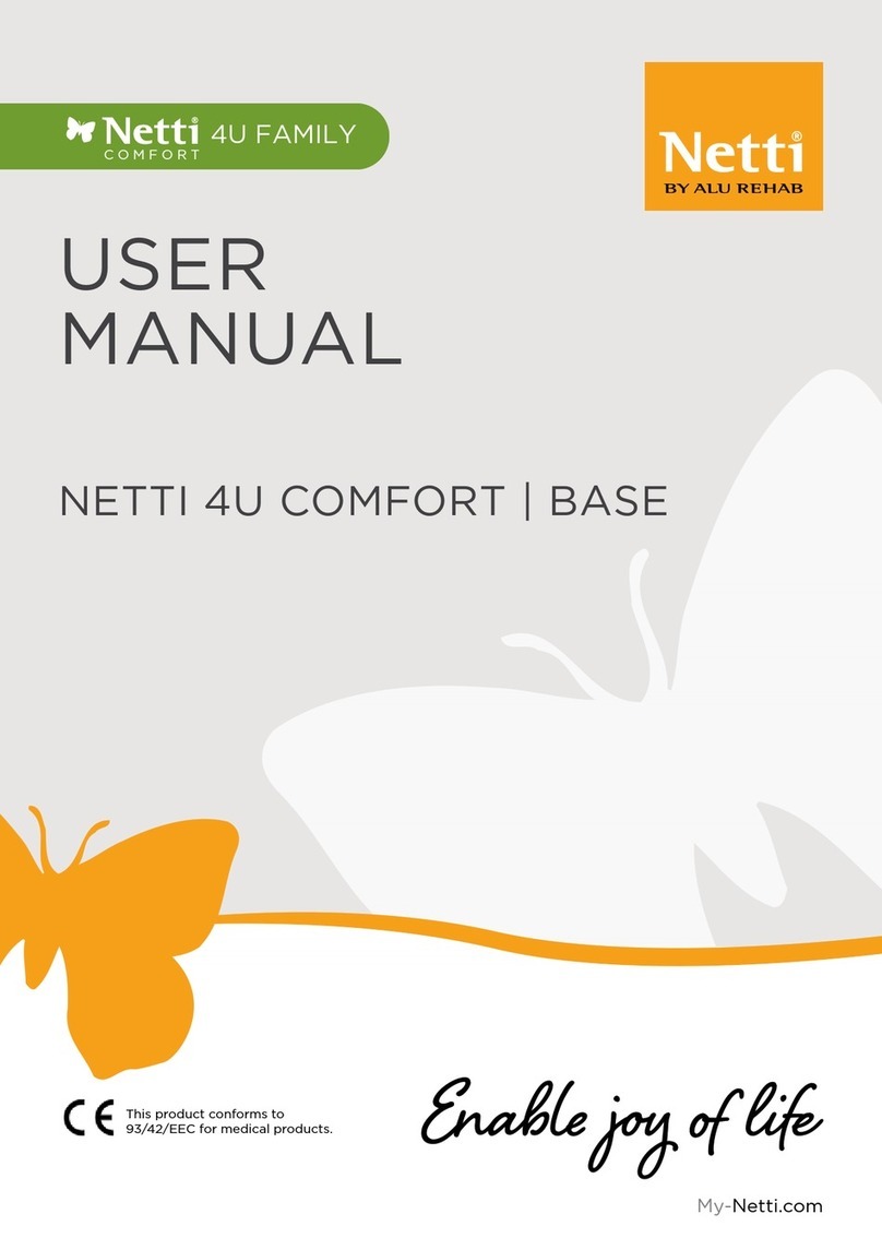 Alu Rehab Netti 4U comfort CED User manual
