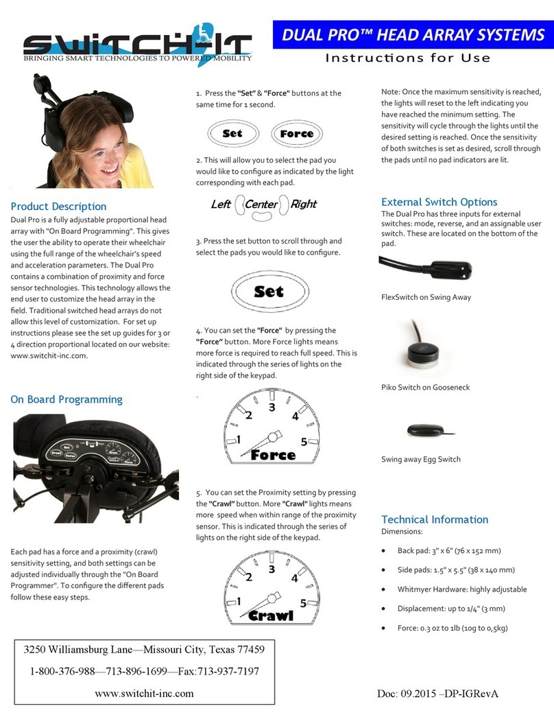 Switch-it DUAL PRO DP-A Instructions for use