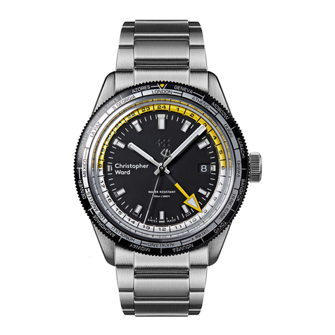 Christopher Ward C65 GMT Worldtimer User guide Christopher Ward C65 GMT Worldtimer User guide