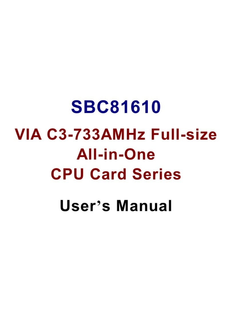 AXIOM Technology SBC81610 user manual