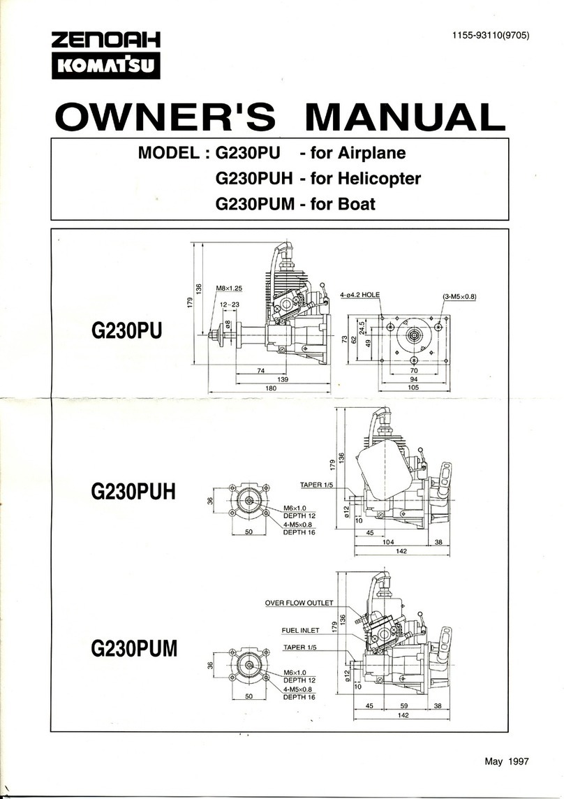 Zenoah G230PU User manual Zenoah G230PU User manual