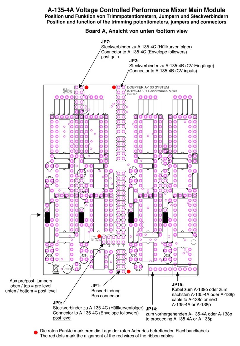 DOEPFER A-135-4C BLOCK DIAGRAMS