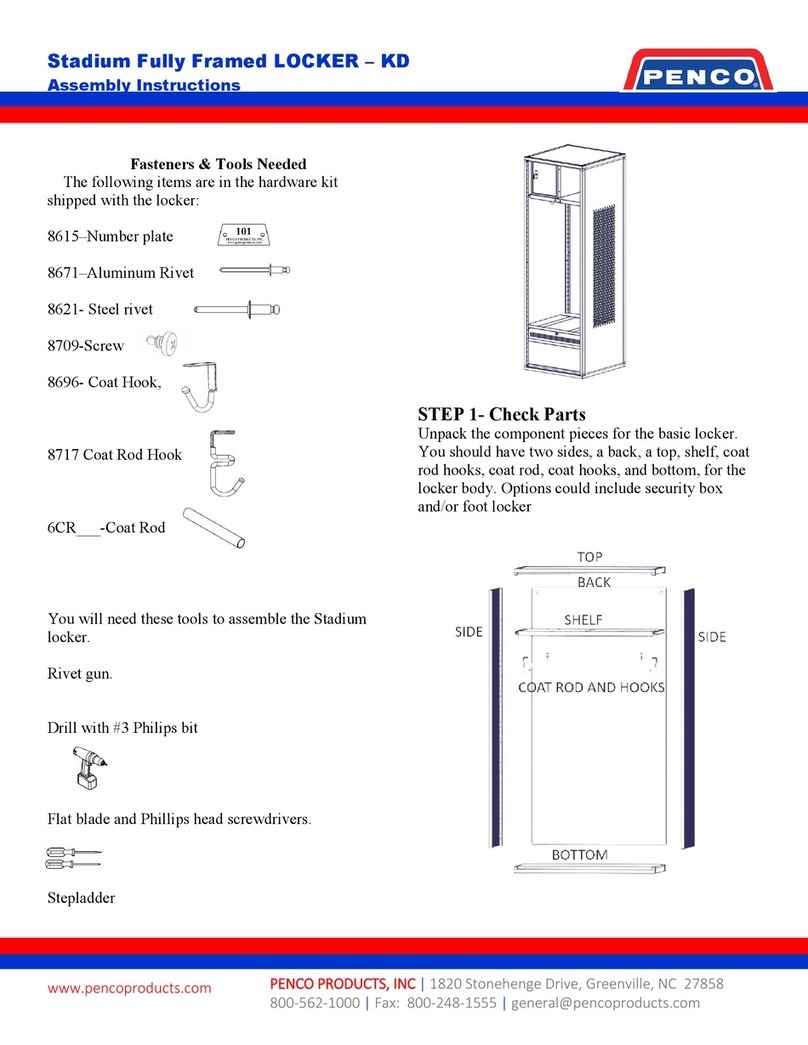 PENCO KD Assembly instructions PENCO KD Assembly instructions