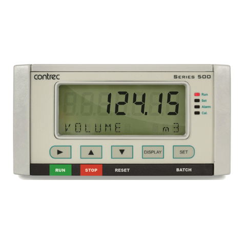 Contrec 500 Series Operation manual