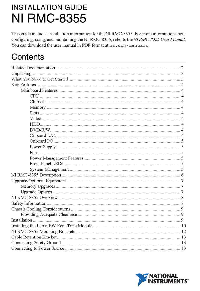 National Instruments NI RMC-8355 User manual