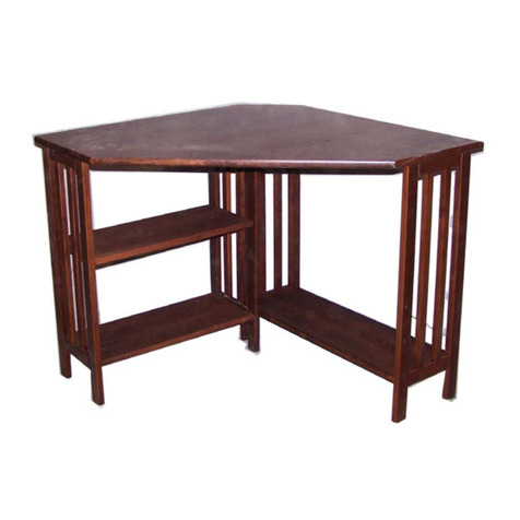 L.L.Bean Mission Corner Desk User manual