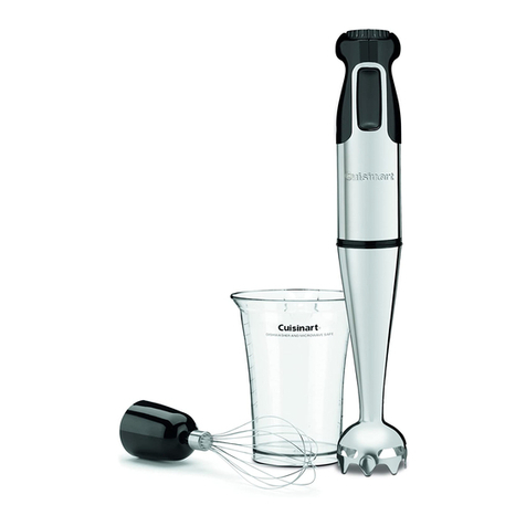Cuisinart Smart Stick HB-155PC INSTRUCTION AND RECIPE BOOKLET