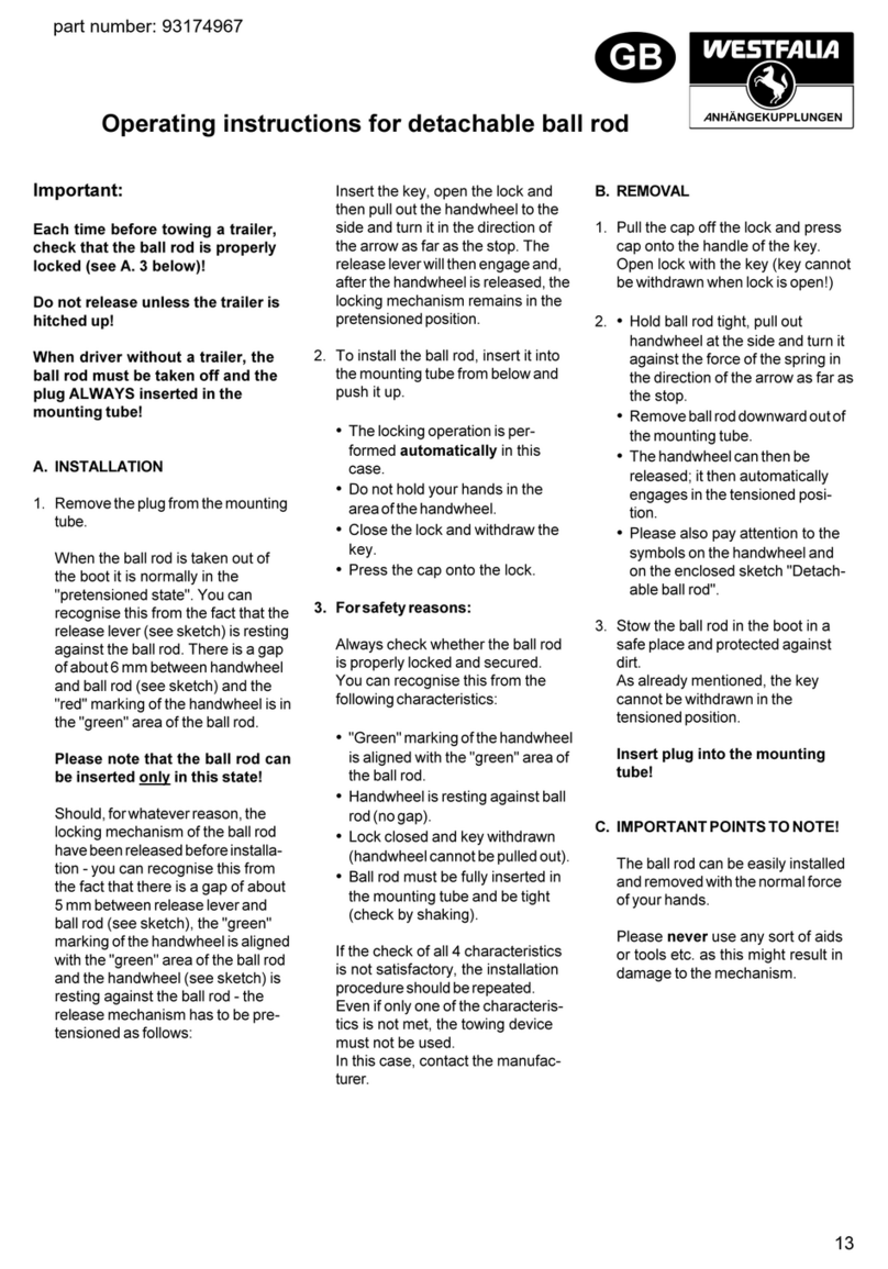 Westfalia 93174967 operating instructions