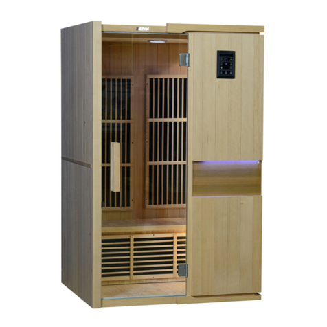 Almost Heaven Saunas Radiant Series Operating instructions Almost Heaven Saunas Radiant Series Operating instructions