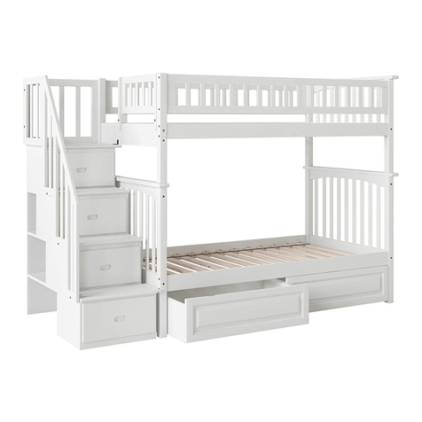 Atlantic Furniture Columbia Staircase Bookshelf Assembly instructions Atlantic Furniture Columbia Staircase Bookshelf Assembly instructions