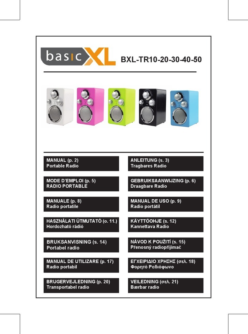 Basic XL BXL-TR10 manual
