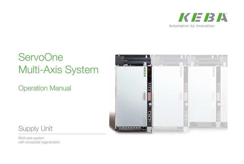 Keba ServoOne Series Operation manual