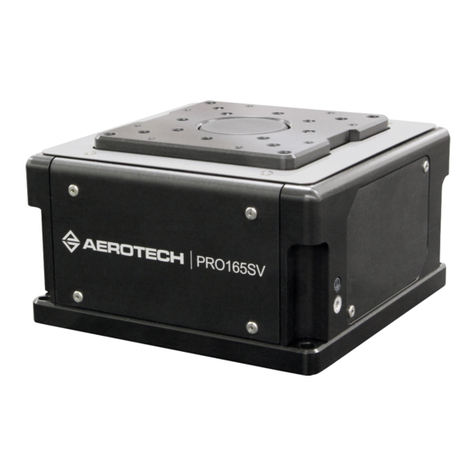 Aerotech PRO165SV Series User manual Aerotech PRO165SV Series User manual