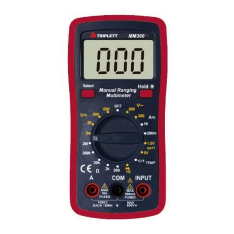 Triplett MM300 user manual