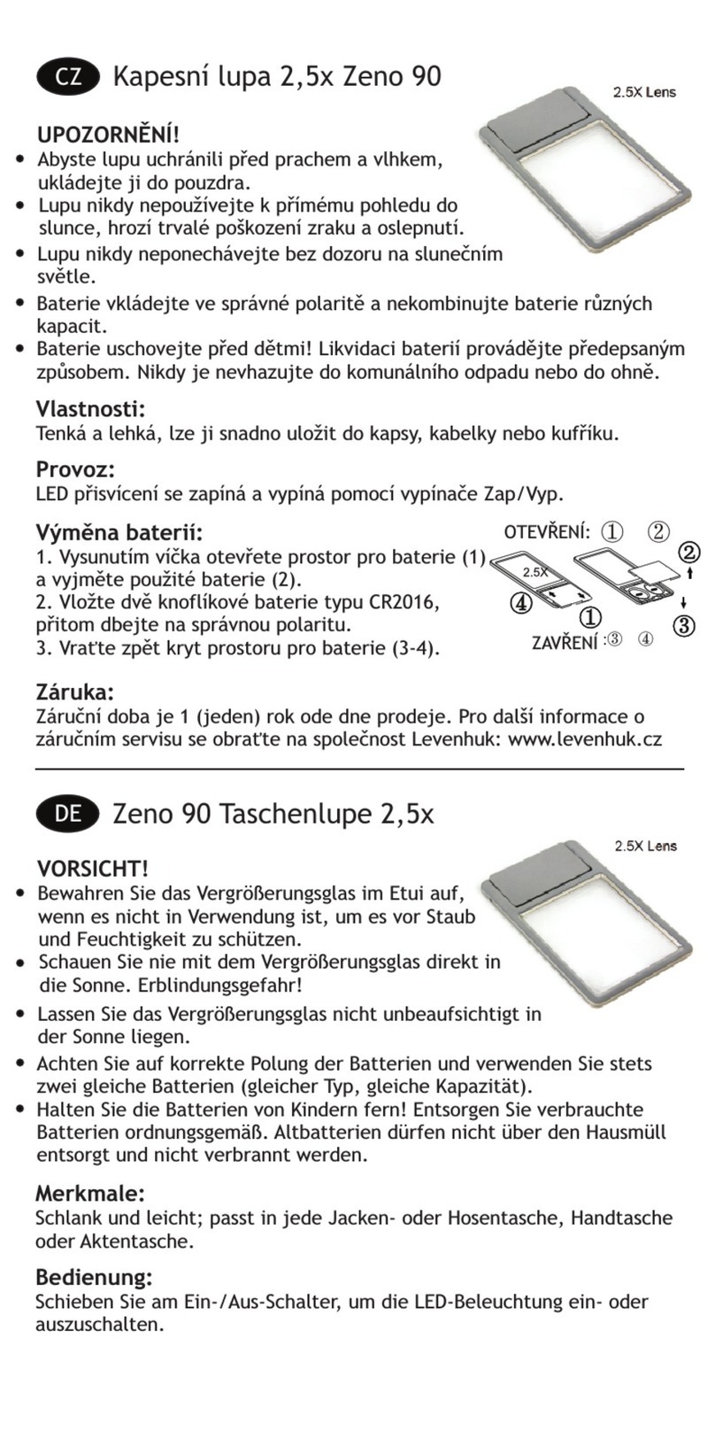 Levenhuk Zeno 90 User manual