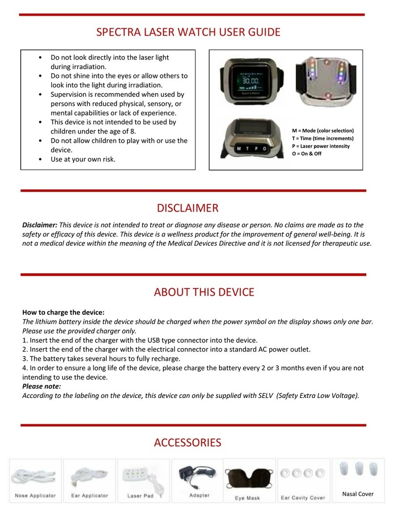 Weber SPECTRA WATCH User manual