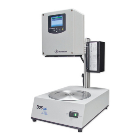 HunterLab D25 NC User manual