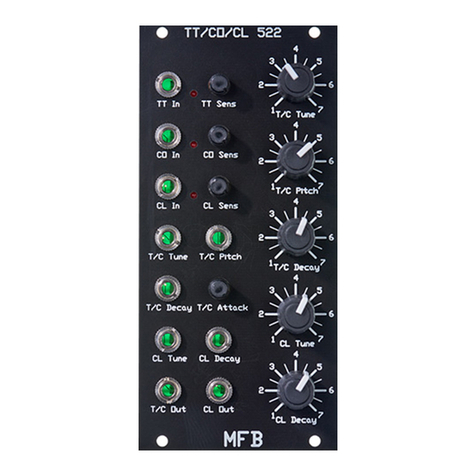 MFB TT/CO/CL-522 owner's manual