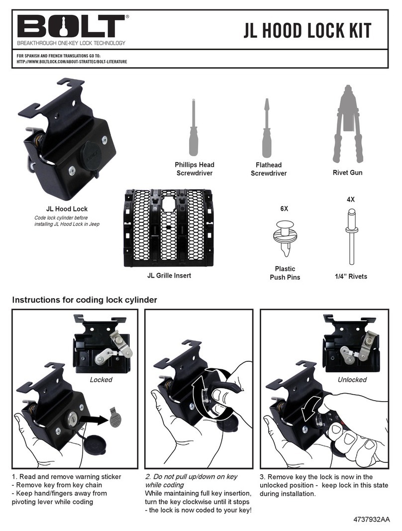 Bolt JL HOOD quick start guide