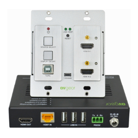 AVGear AVG-HD550 user manual