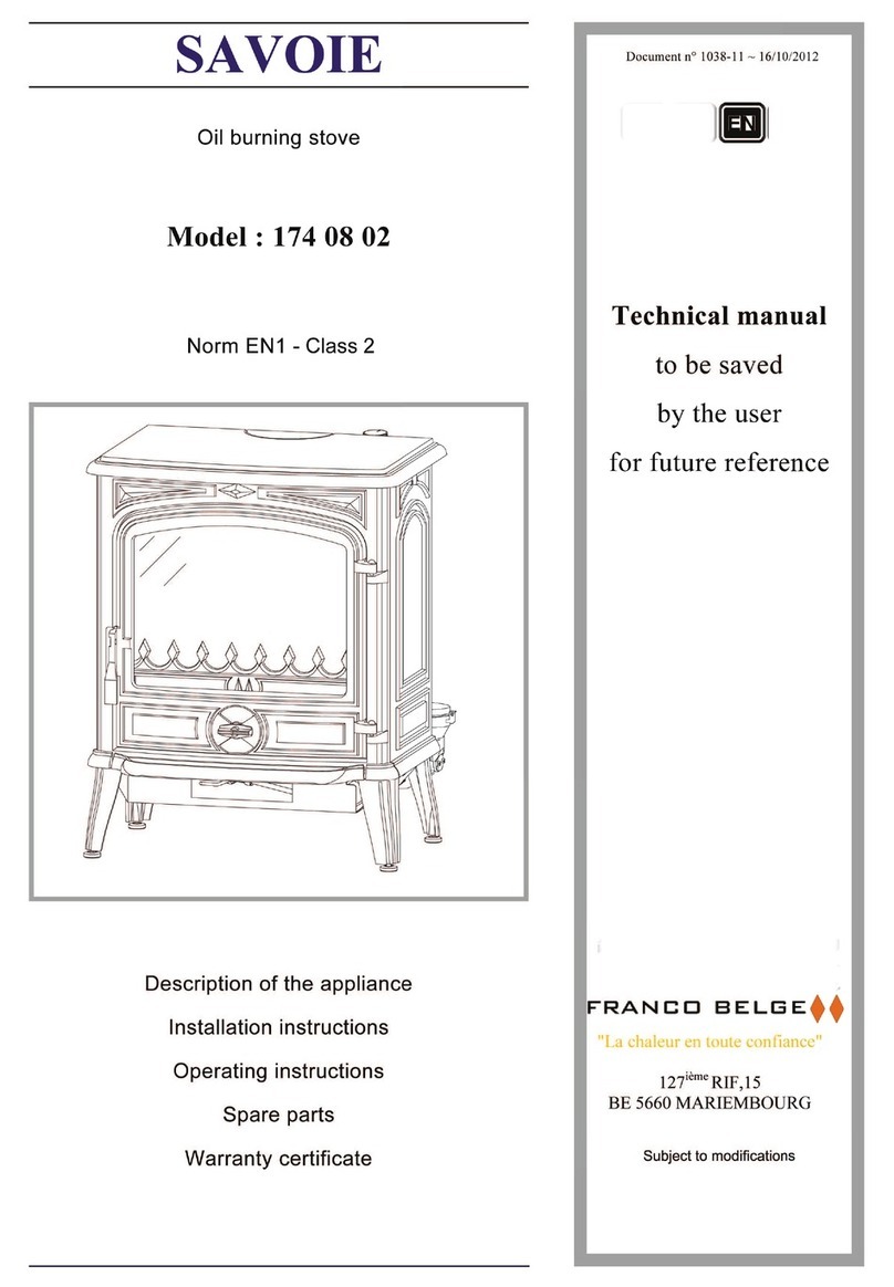 Savoie FRANCO BELGE 174 08 02 Technical manual