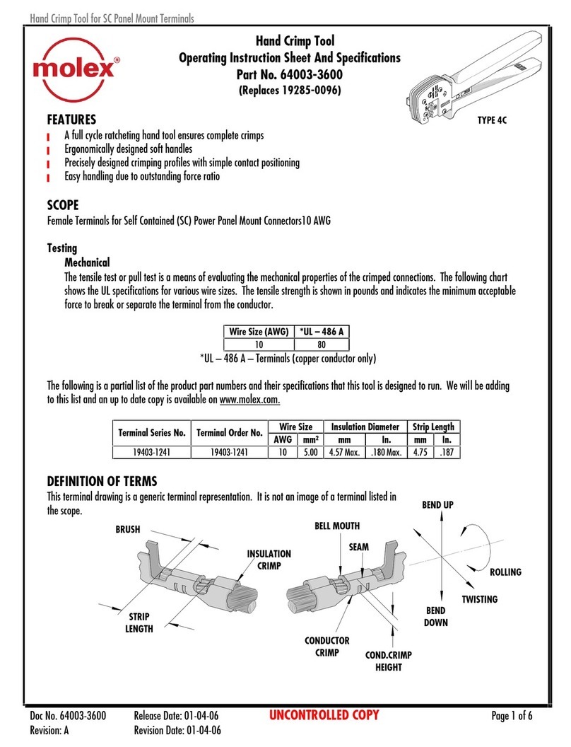 molex 207129 Series User manual molex 207129 Series User manual