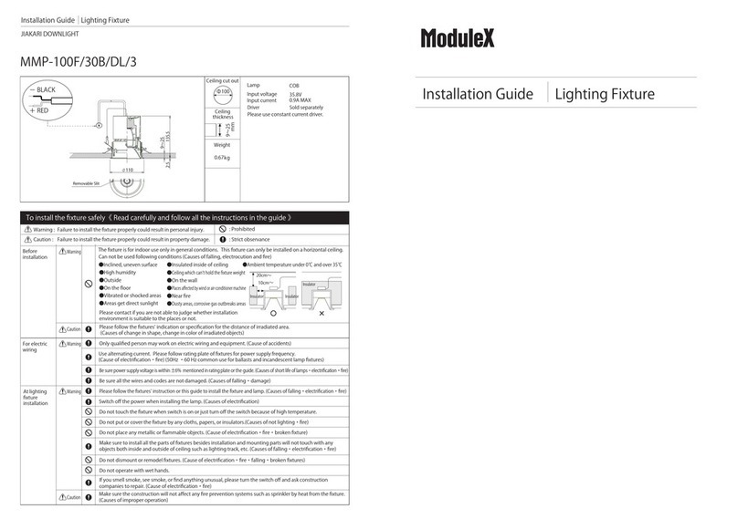 Modulex JIAKARI MMP-100F/30B/DL/3 User manual