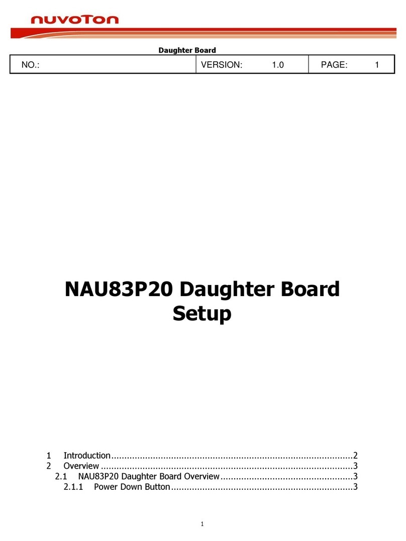 Nuvoton NAU83P20 manual
