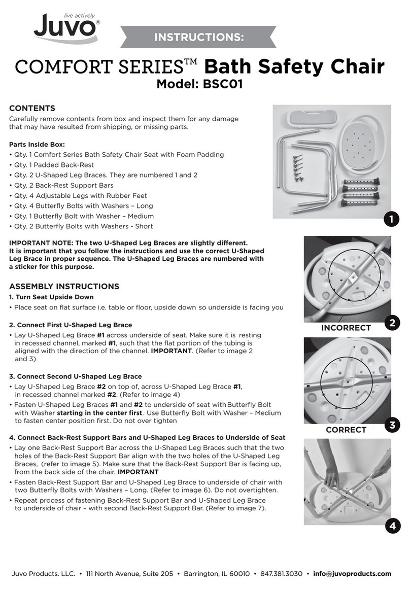 Juvo COMFORT Series instructions
