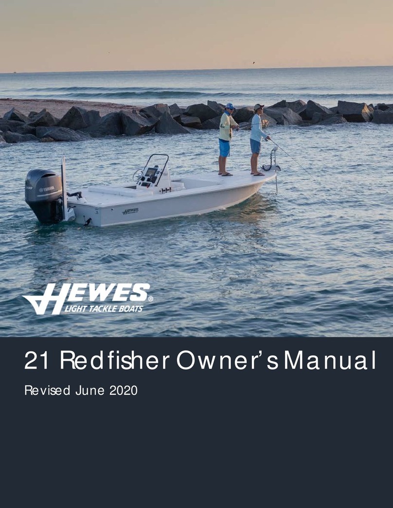 Hewes 21 Redfisher owner's manual