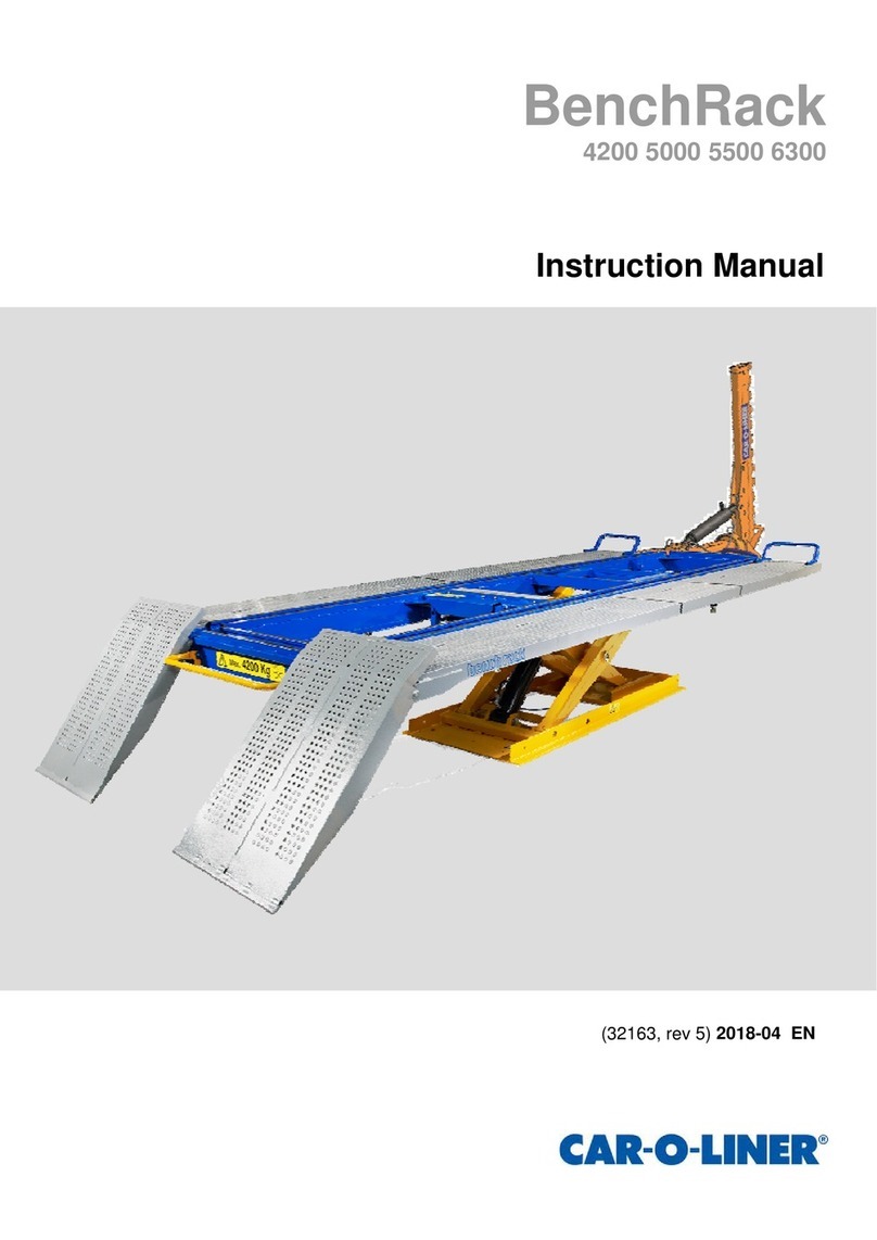 Car-O-Liner BenchRack 4200 instruction manual