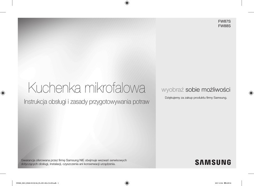 Samsung FW87S Owner's instructions & cooking guide