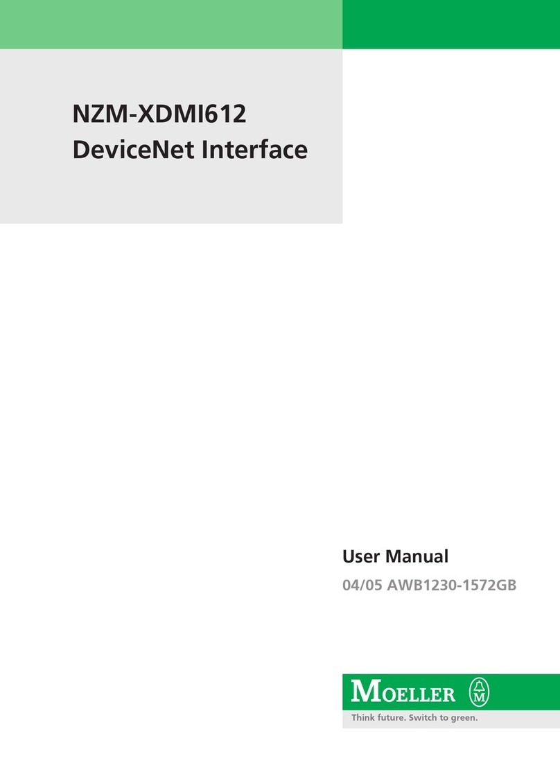 Moeller DeviceNet NZM-XDMI612 user manual