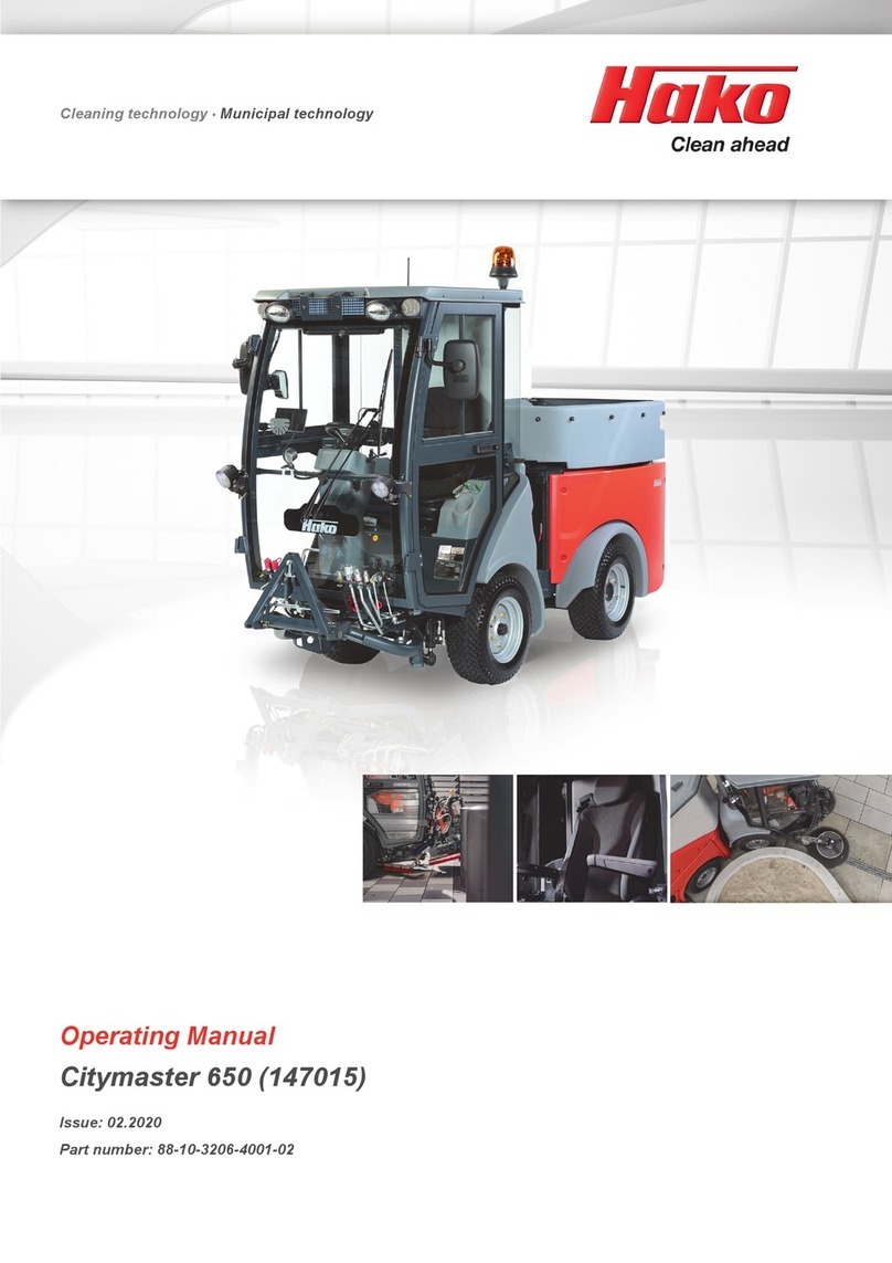 HAKO Citymaster 650 operating manual