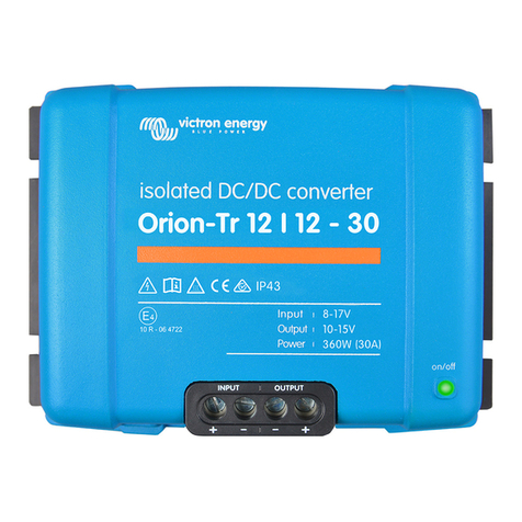 Victron energy Orion-Tr manual
