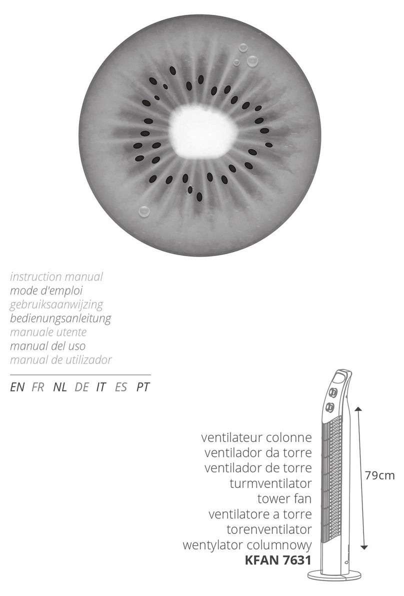 Kiwi KFAN 7631 instruction manual