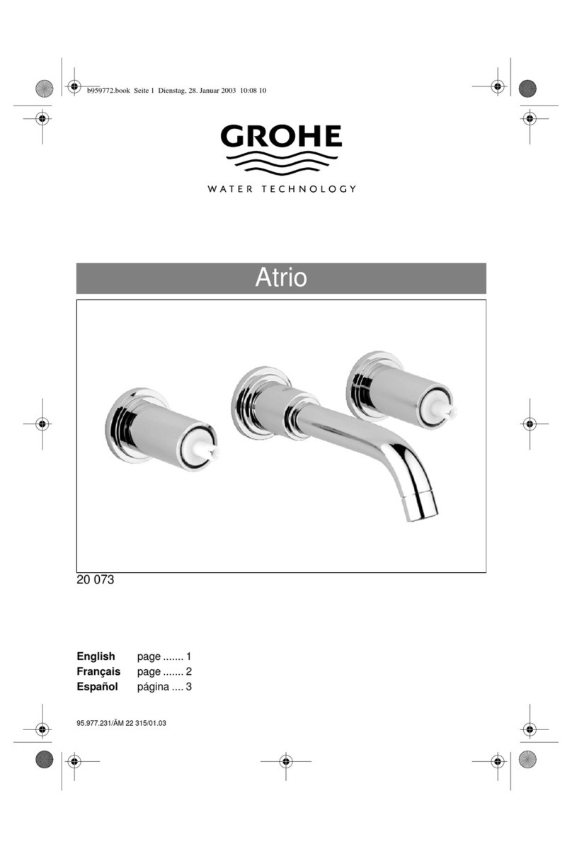 Grohe Atrio 20 073 quick start guide