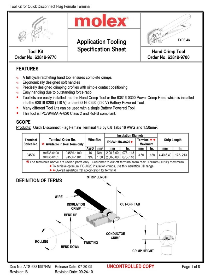 molex 207129 Series User manual molex 207129 Series User manual