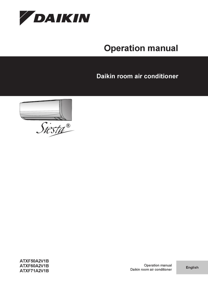Daikin ATXF50A2V1B Operation manual