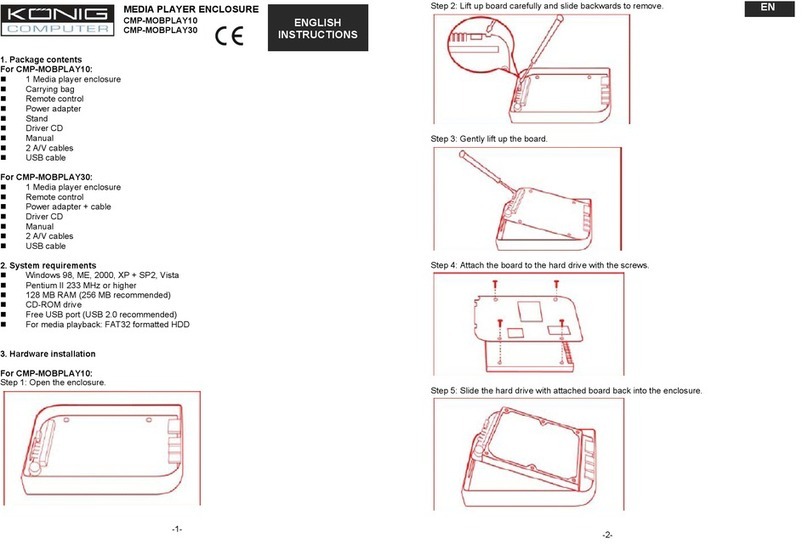Konig CMP-MOBPLAY10 instructions