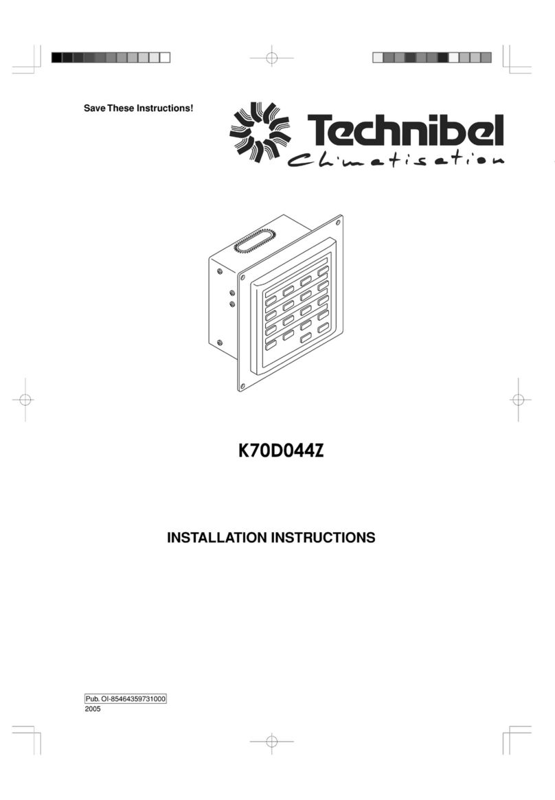 Technibel K70D044Z Series installation instructions Technibel K70D044Z Series installation instructions